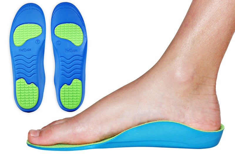 KidSole Neon Fix Premium Grade Orthotic Insole by KidSole, (24 CM) Kids Size 4-6 - Image 1